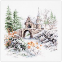 Borduurpakket met telpatroon - Winterdroom