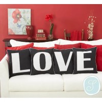 OP=OP: Kussenhoes Borduren – Letters van het alfabet (39x39 cm)