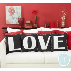 OP=OP: Kussenhoes Borduren – Letters van het alfabet (39x39 cm)