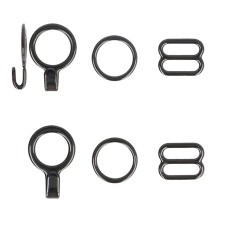 Sluiting en accessoires voor vlinderdas - 2 sets