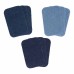 VOORDEELSET €4,95: Reparatiedoek jeans opstrijkbaar - Bevat 3 kleuren