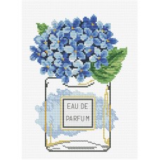 Parfum Hortensia - Voorbedrukt borduurpakket