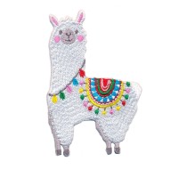 Applicatie Alpaca - Aaibaar strijkplaatje voor kleding 