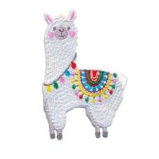 Applicatie Alpaca - Aaibaar strijkplaatje voor kleding 