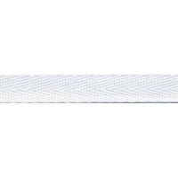 GOEDKOOP: Smal Katoenband 10mm Wit - Per meter