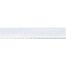 GOEDKOOP: Smal Katoenband 10mm Wit - Per meter
