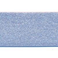 AANBIEDING: Taille Elastiek 40 mm Zilver - Prijs per meter