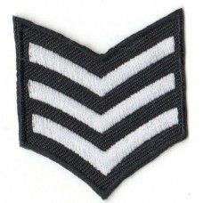 LAATSTE EXEMPLAAR : Applicatie Military Zwart-Wit OP=OP