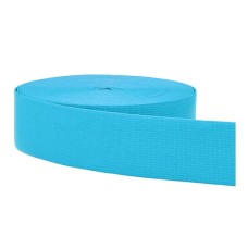 Ceintuur Elastiek 40 mm Turquoise - Prijs per meter