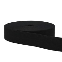 GOEDKOOP: Elastiek -Ceintuurelastiek 30 mm Zwart - Prijs per meter - false