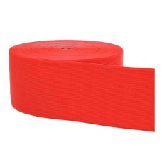 Ceintuur Elastiek 60mm Rood - Prijs per meter