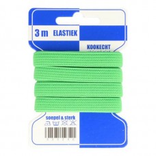 Color Elastiek 10mm Lime  - 3 meter 