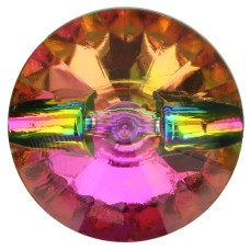 Klein glinsterend knoopje - Multicolor 11mm - Per stuk