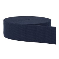 Ceintuur Elastiek 40 mm Donkerblauw - Prijs per meter