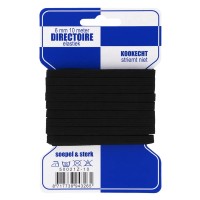 GOEDKOOP: Elastiek 6mm zwart - 10 meter Voordeelpak