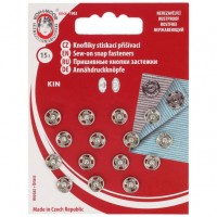 LAATSTE STUKS: Drukknopen - Zilver 7mm 15 stuks OP=OP 