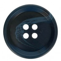 Grote Knoop Blauw 28mm - Per stuk 