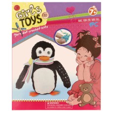 CADEAUTIP: Haak je eigen knuffel - Compleet pakket PINGUIN 