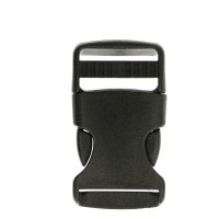Klikgesp 25mm - Regelbare gesp voor tas of rugzakband van 25mm