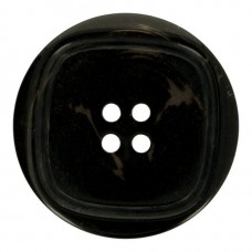 Extra Grote Knoop Zwart - 50mm, per stuk - BEPERKT LEVERBAAR