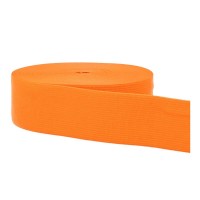 Ceintuur Elastiek 40 mm Oranje - Prijs per meter