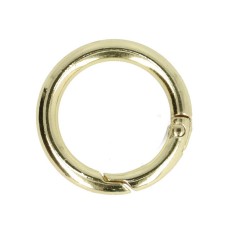 Tasring 32(25)mm - Goudkleurige ring met kliksluiting