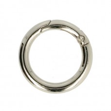 Tasring 32(25)mm - Zilverkleurige ring met kliksluiting