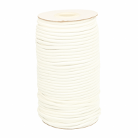 AANBIEDING: Rond Elastiek 3 mm Wit - Elastisch koord per meter 