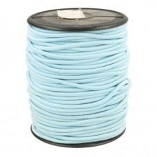 OP=OP: Rond Elastiek 3 mm Pastelblauw - Elastisch koord per meter 