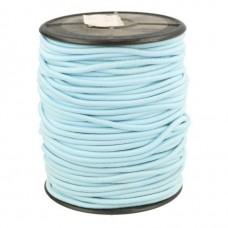 AANBIEDING: Rond Elastiek 3 mm Pastelblauw - Per meter