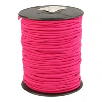 AANBIEDING: Rond Elastiek 3 mm Pink - Per meter