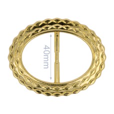 Schuifgesp 40 mm Goud KST - Lichtgewicht gesp voor ceintuur