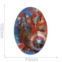 Applicatie Captain America - Marvel strijkplaatje voor kleding 
