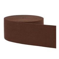Ceintuur Elastiek 60 mm Bruin - Prijs per meter 