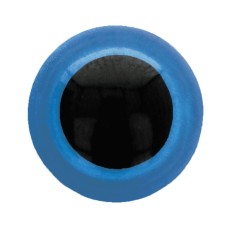 Veiligheidsoogjes 15 mm Blauw - Prijs per stuk