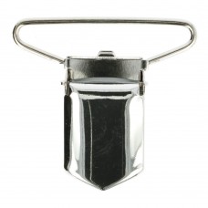 Bretelclip 40mm Zilver 2 stuks