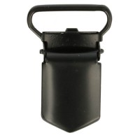 Bretelclip 40mm Zwart 2 stuks