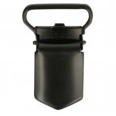 Bretelclip 40mm Zwart 2 stuks