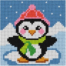 Borduren voor Beginners - Borduurpakket Pinguin 