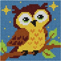 Borduren voor Beginners - Borduurpakket Uil 
