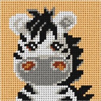 Borduren voor Beginners - Borduurpakket Zebra 