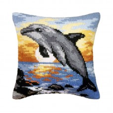 OPRUIMING: Kussenpakket Dolphin Sunset OP=OP