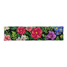 Borduurpakket Tochtrol - Compleet kruissteekpakket Bloemen