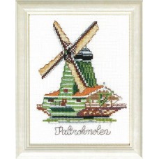 Voordelig borduurpakket - Windmolen Windmill