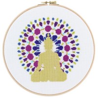 GOEDKOOP borduurpakket - Boeddha Mandala (excl. RING) 