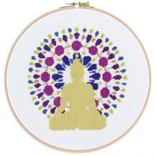 GOEDKOOP borduurpakket - Boeddha Mandala (excl. RING) 