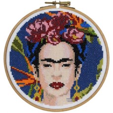 Borduurpakket - Frida Kahlo (excl. RING) 