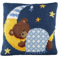 Borduurpakket - Kussenpakket Teddy Boy