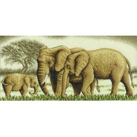 AFGEPRIJSD: Borduurpakket A wonderful family