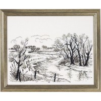 Borduurpakket Winterlandscape